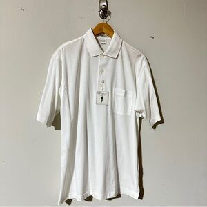 Pro Celebrity White Polo Shirt – Size L (Brand New with Tags)